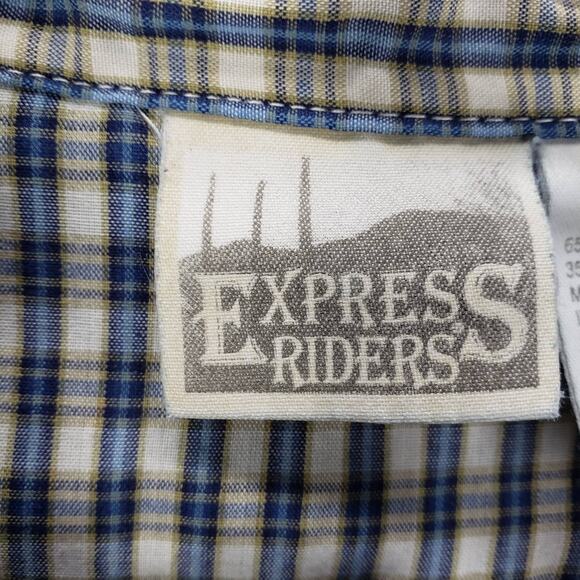 Express Riders Western Pearl Snap Button Up Long Sleeve Shirt Size 2XL - Picture 4 of 16